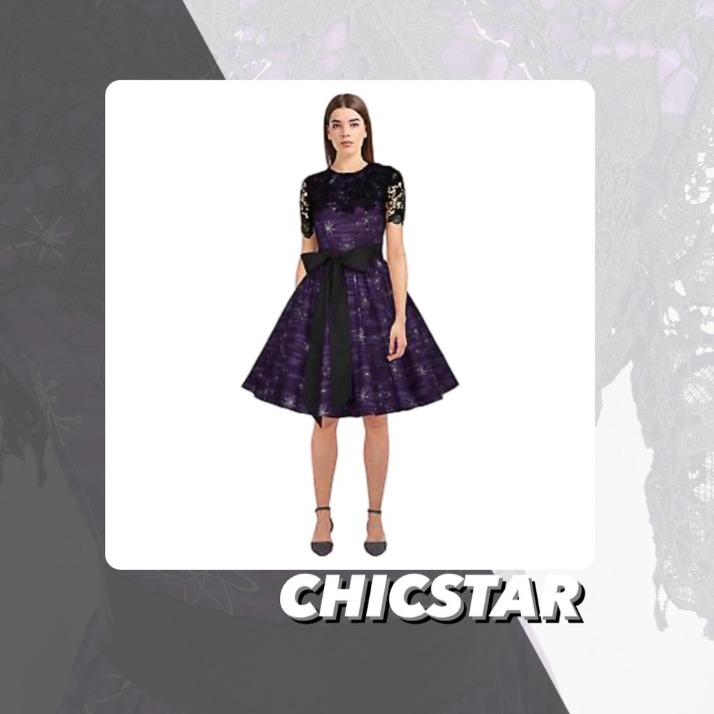 EUC Chicstar Lace Bust Retro Dress